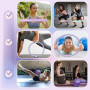 EgoNova Ensemble Pilates : Anneau 35 cm, poignées rembourrées, Mini-Ballon, Bandes de résistance pour Force, flexibilité, stabil