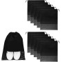 Pumuky 10 Pièce Sac à Chaussures de Voyage,Grands Housses de Chaussures,32 X 44cm Sacs à Chaussures Anti-poussière avec Fenêtre