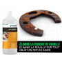 EQM - ECO-804 - Dissolvant de Rouille - 1L - Enlève Complètement la Corrosion - Redonne au Métal sa Couleur d’Origine - Effet Im