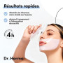 Dr. Herma - Masque Hydrogel Collagène & Acide Hyaluronique Hydratation Intense, Anti-Âge, Resserrement des Pores, Hypoallergéniq