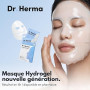 Dr. Herma - Masque Hydrogel Collagène & Acide Hyaluronique Hydratation Intense, Anti-Âge, Resserrement des Pores, Hypoallergéniq