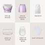Philips Lady Shaver série 8000 – rasoir sans fil, sur peau sèche ou mouillée, système de rasage à 3 lames, tête flexible, éclair