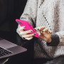 kwmobile Housse Compatible avec Apple iPhone 11 Pro Max Coque - Housse de téléphone Protection Souple en TPU Silicone - Rose Flu