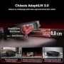 roborock Saros 20 Set Robot Aspirateur Laveur 36000Pa, Châssis AdaptiLift 3.0, Système Autonome StarSight 2.0, Double Anti-enche
