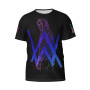 Alan DJ T-Shirt Music Shirt Homme à Manches Courtes – Tee-Shirt Graphique Musique Électro – Haut Décontracté pour Fans de Street