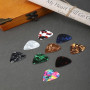 Mediator Guitare Acoustique, Médiateur, Guitar Picks Lot de 24, Pour Guitare Ukulélé, Acoustique, Électrique, Basse, Médiator de