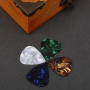 Mediator Guitare Acoustique, Médiateur, Guitar Picks Lot de 24, Pour Guitare Ukulélé, Acoustique, Électrique, Basse, Médiator de