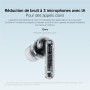 XIAOMI REDMI Buds 8 Pro, écouteurs Bluetooth sans Fil, réduction de Bruit Active Jusqu’à 55 DB, Triple Haut-Parleur, Son Hi-Res 