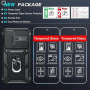 LeYi Coque pour Samsung A35 5G avec Anneau Support, Full Protection de la Caméra en PC Dur Anti-Chut Renforcée Armor Heavy Duty