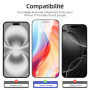 NEW'C Lot de 3, Verre Trempé pour iPhone 17 Pro Max (6,9 Pouces) Film en Protection écran à pose rapide Couverture Complète - Ul