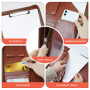NEWYES Porte-Document En Cuir PU Avec Fermeture Éclair, Cadeaux Pour Homme Et Femme, Sac De Conférence, Agenda D'affaires, Porte