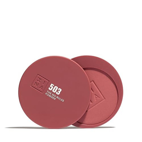 3INA MAKEUP - The No-Rules Powder 503 - Rose nude - Poudre Compacte 3 en 1 Rose nude pour Yeux Lèvres et Joues - Poudre avec Aci