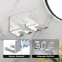 GGQ Porte-Brosse à Dents électrique Mural, Porte-Brosse à Dents sans percer pour Salle de Bain Support de Brosse à Dents Autocol