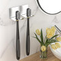 GGQ Porte-Brosse à Dents électrique Mural, Porte-Brosse à Dents sans percer pour Salle de Bain Support de Brosse à Dents Autocol