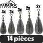 Paradox Fishing lot Plomb Peche 5g à150g I 10g 15g 20g 25g 30g 40g 50g 60g 80g 100g 120g 150g I sinkers Carpe Plomb