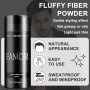 27.5g Poudre densifiante cheveux,Fibres Capillaires Poudre,Fibre capillaire pour cheveux clairsemés,Volume et Épaisseur Instanta