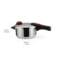Amazon Basics Autocuiseur en Acier Inoxydable à Induction - 4 litre