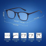 Ulknyss Lunettes Anti Lumière Bleue Lunette Gaming d'Ordinateur Verres Transparent Anti Fatigue Filtre UV400 Lunette Lumiere Ble