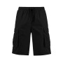 Cargo Shorts Homme Sport Bermudas Élastique Militaire Pantacourt Été Léger Court Randonnée Chantier Travail Cordon Serrage Taill