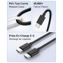 45W USB C Charger Fast Charging with Type C Cables 2M, for Samsung Galaxy S25/S24/S23/S22/S21 Ultra/S20/S20+/Note 20/10/9/A73/A5