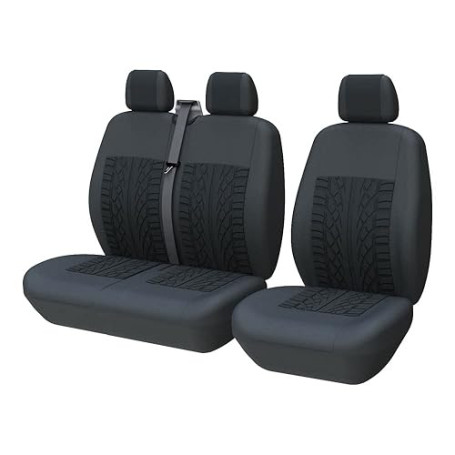TOYOUN Housses de Sieges Universelles, Housse Couverture Couvre Sieges pour Camion Camionnette Van Bus pour conducteur et Passag