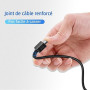 Mcbazel Lot 2 Câbles de Données Chargeur PS Vita Remplacement Câble de Chargeur USB compatible avec Sony Playstation Vita, PSVit