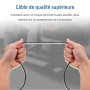 Mcbazel Lot 2 Câbles de Données Chargeur PS Vita Remplacement Câble de Chargeur USB compatible avec Sony Playstation Vita, PSVit