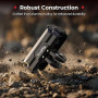SMALLRIG Support magnétique Double pour DJI Osmo Action 6/Osmo Nano, Adaptateur magnétique Pliable à dégagement Rapide bidirecti