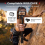 SMALLRIG Support magnétique Double pour DJI Osmo Action 6/Osmo Nano, Adaptateur magnétique Pliable à dégagement Rapide bidirecti