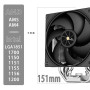 TR-Thermalright Assassin X 120 Digital Noir Refroidisseur de CPU, 4 Caloducs de 6mm,Ventilateur PWM 120mm-2000tr/min, Couvercle