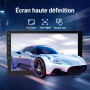 Haudio 9 Pouces Autoradio Bluetooth 2 DIN avec Carplay & Android Auto sans Fil, HD Écran Tactile avec Mirror Link, Navigation GP