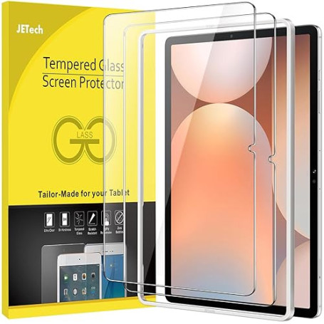 JETech Verre Trempé pour Samsung Galaxy Tab S10 Plus 2024/Tab S9 Plus/Tab S9 FE Plus 2023 12,4 Pouces, avec Outil d'Installation