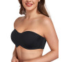 Lemorosy Soutien-Gorge Bandeau Non rembourré sans Bretelles Taille Plus T-Shirt pour Femme