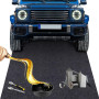 YUJUVI tapis de récupération d'huile robuste, 91 x 152 cm, pour moto, établi, sol de garage, protection polyvalente