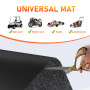 YUJUVI tapis de récupération d'huile robuste, 91 x 152 cm, pour moto, établi, sol de garage, protection polyvalente