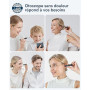 Otoscope Numérique HD 1920P pour Nettoyage d'Oreille, avec Caméra Flexible et Pince - Nettoyeur d'Oreille avec Caméra pour Exame