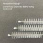 Lot de 3 brosses à Paille 23 cm - Brosse de Nettoyage pour Paille - Brosse pour Tuyau de Lait - pour Machine à café Automatique
