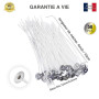 CZ Store®-✮Marque Française✮-Mèche Bougie-✮✮Garantie A Vie✮✮-Mèche pour Bougie 10 CM|Lot de 50 PCS| Meche Bougie Naturelle Coton