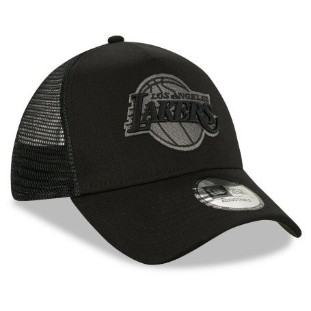 New Era Chicago Bulls Home Field Black 9Forty Trucker Strapback Cap