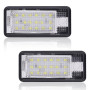 URAQT LED Éclairage Plaque D'immatriculation Auto Ampoules Super Brillant CanBus Sans Erreur 6000K Xénon Blanc 18SMD, 2PCS LED P