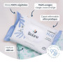 BIOLANE - Lingettes bébé à l'eau - 900 Lingettes - Lot de 12x75 - Nettoyage doux et efficace - Sans Rinçage - Dès la naissance