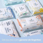 BIOLANE - Lingettes bébé à l'eau - 900 Lingettes - Lot de 12x75 - Nettoyage doux et efficace - Sans Rinçage - Dès la naissance