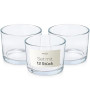 Lot 6/12 x Pot en Verre Vide pour la Fabrication des Bougies - contenants pour Bougies 150 ML sans Couvercle 82x58 mm - photopho