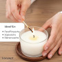 Lot 6/12 x Pot en Verre Vide pour la Fabrication des Bougies - contenants pour Bougies 150 ML sans Couvercle 82x58 mm - photopho