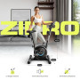 ZIPRO Vélo d'Appartement Adulte avec Résistance Magnétique à 8 Niveaux, Écran LCD, Support pour Téléphone et Selle Réglable, Vel