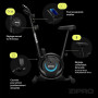 ZIPRO Vélo d'Appartement Adulte avec Résistance Magnétique à 8 Niveaux, Écran LCD, Support pour Téléphone et Selle Réglable, Vel