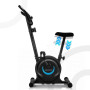 ZIPRO Vélo d'Appartement Adulte avec Résistance Magnétique à 8 Niveaux, Écran LCD, Support pour Téléphone et Selle Réglable, Vel