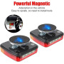 KinZon LED 2 x Feux Arrière Base Aimanté Sans Fil, E11 Marqué Homologué de camion magnétiques sans câble Wireless Pour Auto Cami