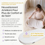 Yunioo matelas à langer, panier à langer avec coussin de voyage supplémentaire, matelas à langer en mousse et housse hydrofuge, 