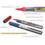 36 Stylos de Peinture Acrylique à Pointe Flexible avec Couleurs Essentielles - Contrôle Automatique du Flux 1-5mm pour Peinture